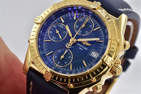 Breitling K13050.1 Chronomat 18k Yellow Gold 